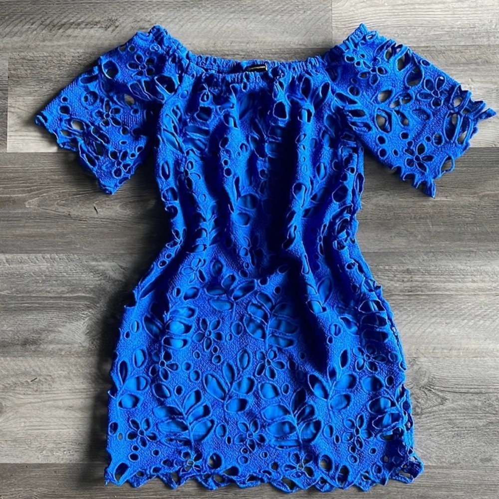 NWOT - Stunning Blue Dress - M